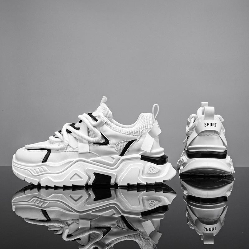 Teenagers' Thick-Soled Shoes, Men'S Trendy Autumn Sneakers, Casual And Versatile New Men'S Shoes - Image 5